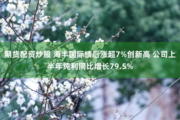 期货配资炒股 海丰国际绩后涨超7%创新高 公司上半年纯利同比增长79.5%